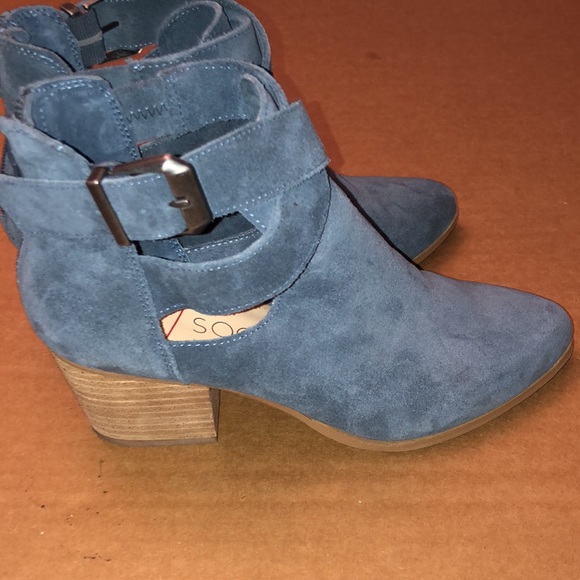 Sole Society suede leather cute ankle boots - Picture 8 of 15